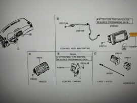 Navigatiesysteem Nissan Micra K14 25915-5FA0A (7 513 750 420) Gebruikt.