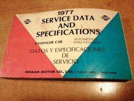 Service Data and Specificaties 1977 SD7Z-P007G0