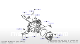 Achteruitrijschakelaar Nissan 32005-00QAE-KT