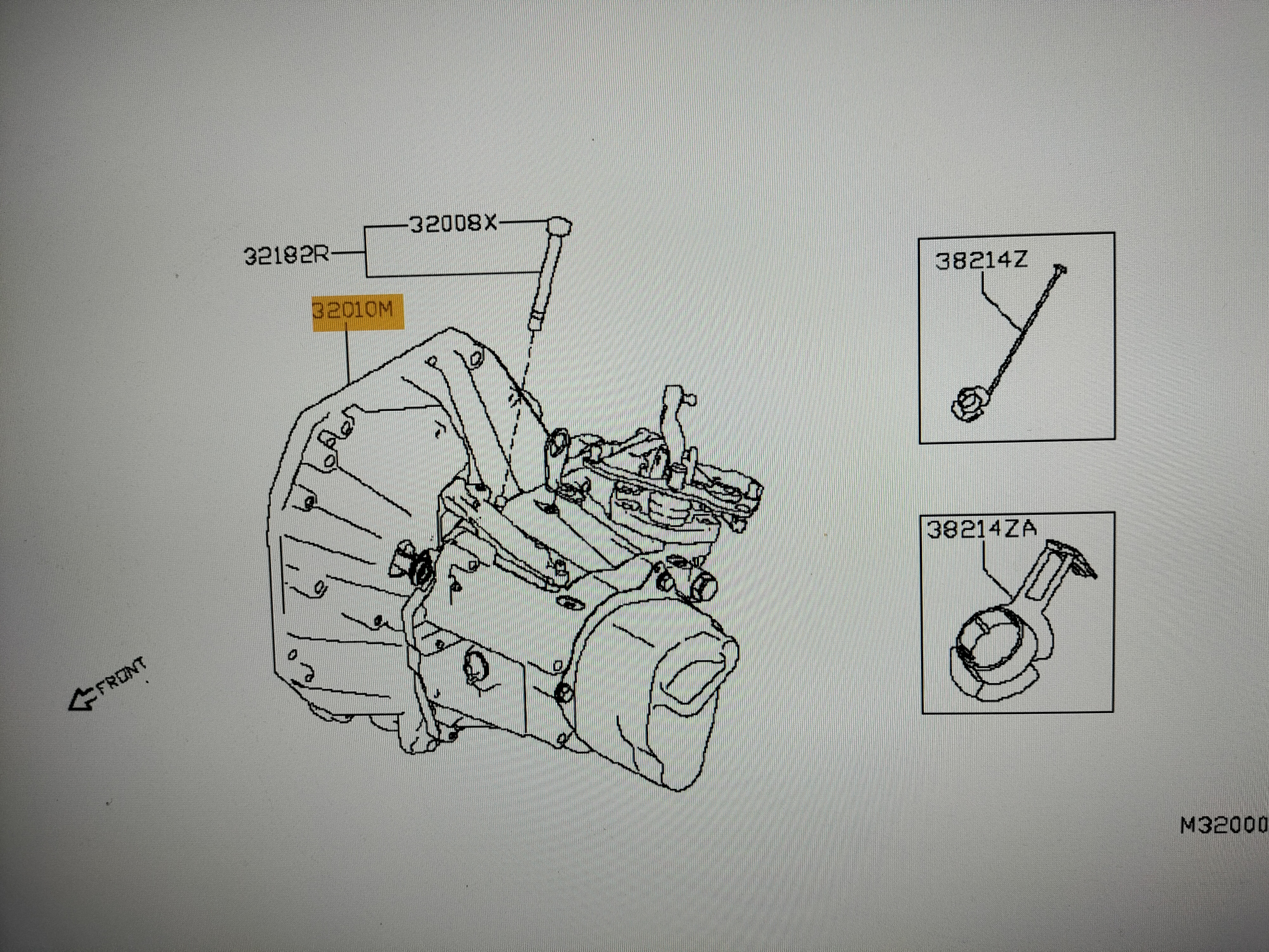 Versnellingsbak HR09DET Nissan Micra K14 32010-02Q4B (30400-00Q1K) Gebruikt. Lichte schade.