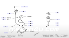 Brandstoffilter Nissan 16403-7F401 (met of zonder afscheider) D40/ N16/ P12/ R20/ V10