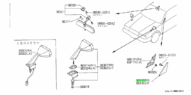 Finisher-door corner, right-hand Nissan Sunny B12 Wagon 80290-52A00 Used part.