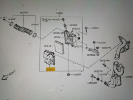 Luchtfilterhuisbody Nissan Juke F15 16528-1KA0B