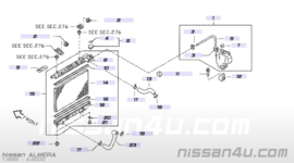 Onderste koelwaterslang Nissan Almera N15 GTI 21503-0M800