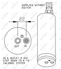 Tank liquid Nissan Almera (Tino) 92130-4M400 N16/ V10