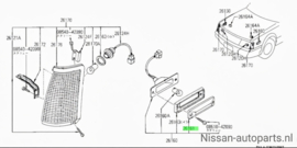 Lens-side flasher lamp Datsun/ Nissan 26161-U8900 160/ 810 Original.