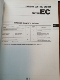 Service manual '' Model M10 series 4WD model '' Supplement IV SM7E-M10SG0 Used part.