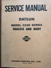 Service manual '' Model C230 series '' Datsun Laurel C230 SM7E-C230G0