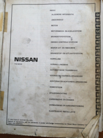 Werkplaatshandboek '' Model T12 '' SM6D-0T12G0 Nissan Bluebird T12 Used part.