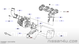 Gereviseerde turbo YD25DDTI Nissan Navara D40 / Nissan Pathfinder R51 14411-EB300