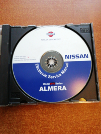 Electronic Service manual '' Model N16 series '' Nissan Almera N16 SM1E00-1N16E0E Gebruikt.