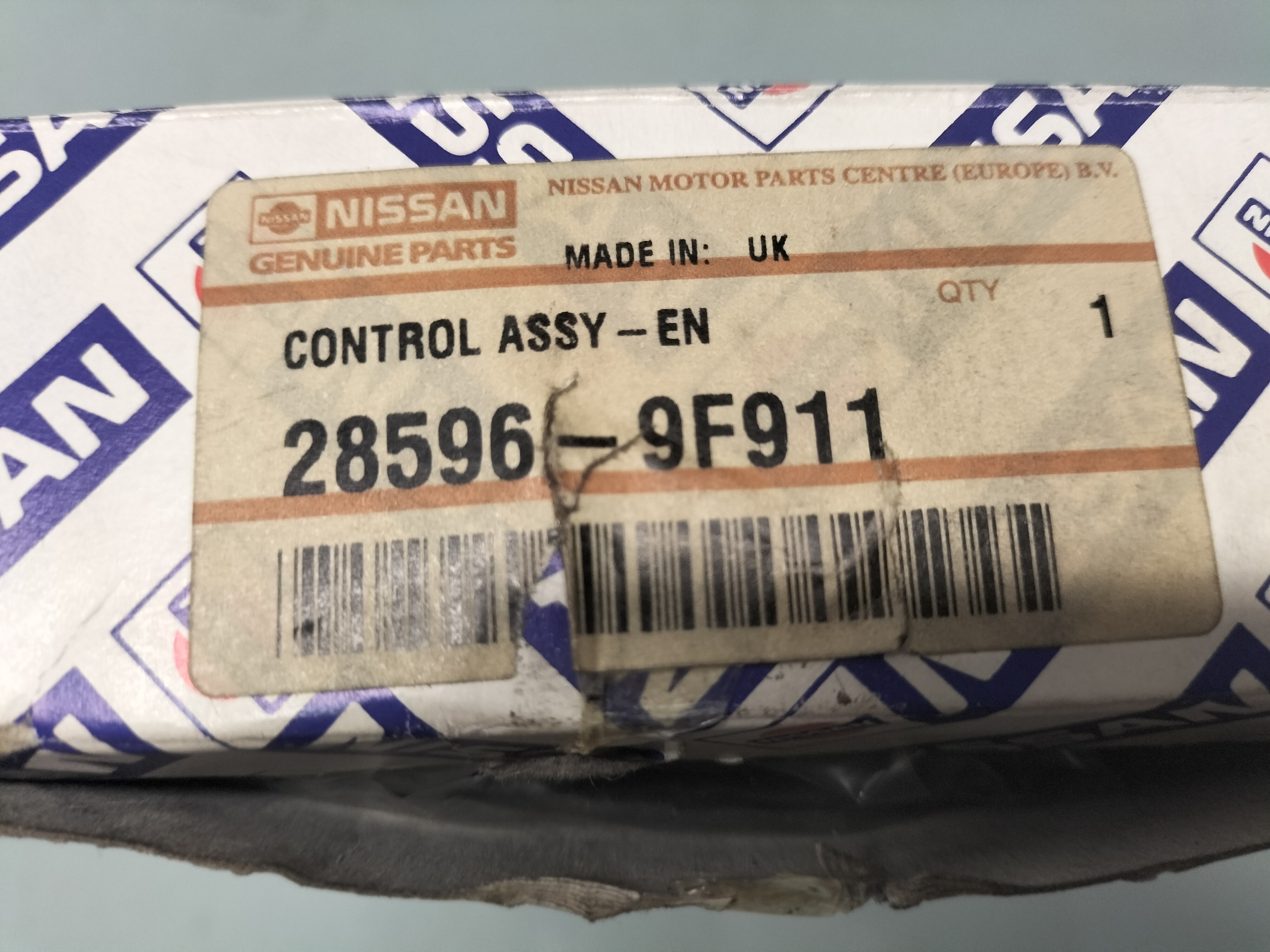 Control entry card Nissan 28596-9F911 (28595-3F310) Original