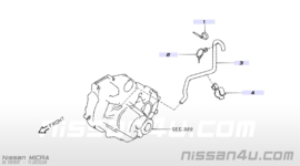 Ontluchtingsslang versnellingsbak Nissan Micra K11 31098-41B05