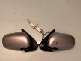 Electric Folding Mirror Set Nissan Micra (March) K11 96301-0A962 + 96302-0A962 + 25570-4M410 (20260804) Used part.