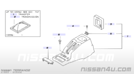 Middenconsole Nissan Terrano2 R20 96910-7F010