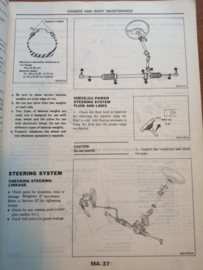 Service Manual '' Model B11 & N12 series '' Nissan Sunny B11 & Nissan Cherry N12 SM2E-N1B1G0 Gebruikt.