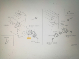 Waterpomp Nissan Micra K11 21010-99B00