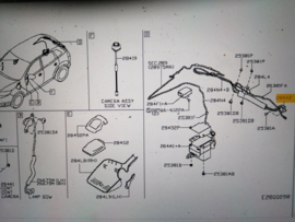 Kabelboom kentekenverlichting Nissan Primera P10 hatchback 26251-98J00