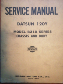 Service manual '' Model B210 series '' Datsun Sunny 120Y B210 SM4E-B210G0