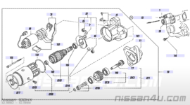 Startmotor GA14DE / GA14DS / GA16DE / GA16DS Nissan 23300-70Y00 B13/ N14/ Y10
