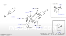 Uitlaatspruitstukpakking Nissan 300ZX Z31 20691-01P80 Origineel.