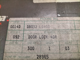 Central Door Locking Set Nissan 4 Doors DB032-LG400 Universal Original.