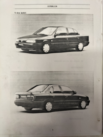Product bulletin ''Nissan Primera model P10'' introduktie mededeling. Gebruikt.