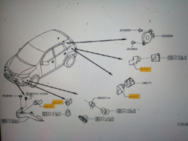 Sensor assy-distance Nissan Qashqai J11 28438-4EA0A New.