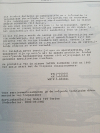 Product bulletin Volume 4 '' Datsun 180B-160B Bluebird model 910 series''