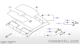 Handgreep bijrijder Nissan Primera P10 73940-92J00