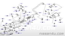 Achterdemper Nissan Primera P11 GA16DE 20100-3J300
