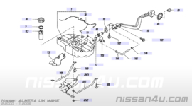 Pump compl-fuel Nissan Almera (Tino) 17040-5M300 N16/V10