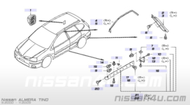 Bevestiging zijpaneel Nissan 76848-4U010 A32/CA33/V10
