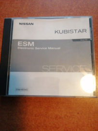 Electronic Service manual '' Model X76 series '' Nissan Kubistar X76 SM3E00-1X76E0E Used part..