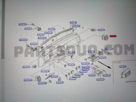 Kachelventilatierooster midden & rechts Nissan Bluebird T72 68750-Q9001