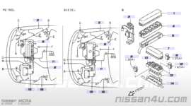 Afdekkap relais Nissan Micra K11 24382-6F700