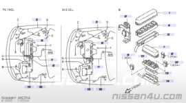 Kabelboom startmotor Nissan Micra K11 24077-6F702