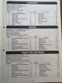 Collision parts catalog model M10 series Nissan Prairie M10 EC-087