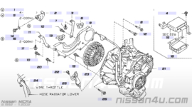 Koolborstelhouder automaatbak Nissan Micra K11 30051-41B00
