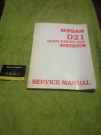 Service manual "Model D21 series Supplement XIII 1st revision'' Nissan Pickup D21