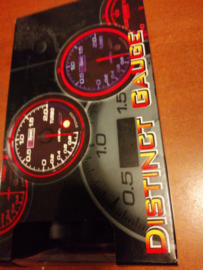 D1 spec gauge volt black 52mm