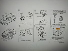 Airbagmodule Nissan Micra K14 98820-5FB0B (98820-5FB0A) (A2C97998004) (VNVK1400159806293) Gebruikt.