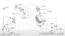 Luchtmassameter Nissan 22680-AW400 N16/P12/T30/V10