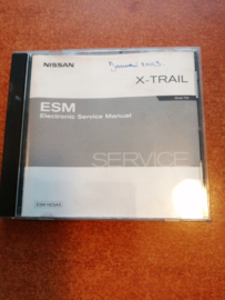 Electronic Service manual '' Model T30 series '' Nissan X-Trail T30 SM2A00-1T30E0E Gebruikt.