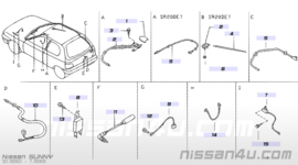 Antenne Nissan Sunny N14 28208-52C07