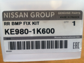 Rear bumper fix kit Nissan Juke F15 KE980-1K600