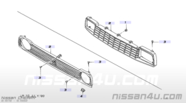 Grille Nissan Cherry N10 62312-M7910 Origineel.