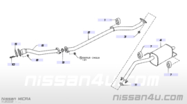 Gasket-exhaust K9K Nissan Micra K12 20711-00QAB New