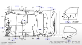 Airbagkabelboom Nissan Primera P11 24170-2F901