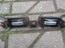 Kentekenverlichting Nissan 100NX B13 26510-70Y00 set 2 stuks met houder 96252-61Y00 Gebruikt.